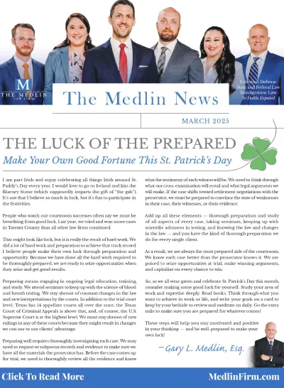 March 2025 - The Luck Of The Prepared