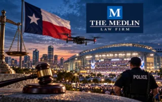 ¿Cargos por drones en estadios de Texas? Llame a un abogado defensor